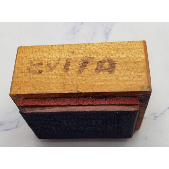 Hand Crafted Floral Welcome Sign PSX Wood Mounted Rubber Stamp - Picture 6 of 7